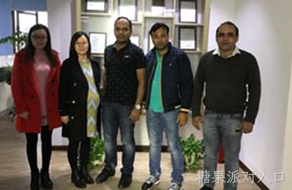 糖果派对入口台信印度同事来沪培训交流